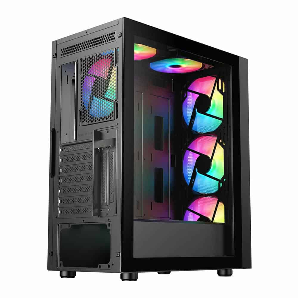 (image for) CiT Phantom XL Black Mid Tower E-ATX PC Gaming Case